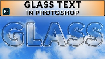 Create Glass Text in Photoshop using Layer Styles