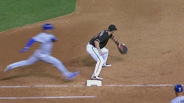 LAD@ARI: Safe call at first overturned in 7th