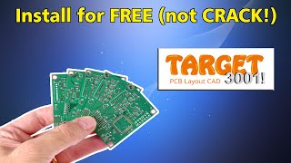 How to Install TARGET3001 V19 PCB-CAD (printed circuit board CAD software)