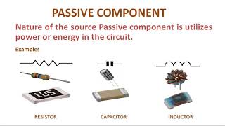 Active Components and Passive Components