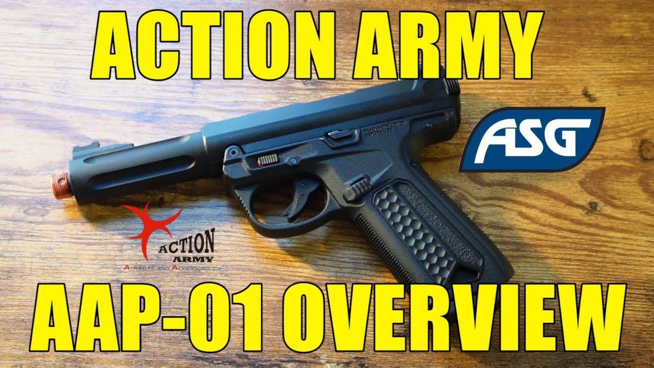 Airsoft Action Army AAP-01 Overview - YouTube
