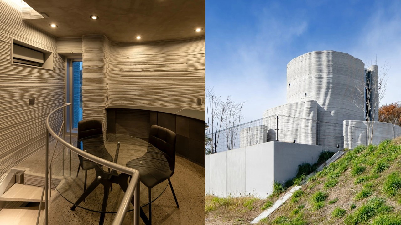 Japan's 3D Printed “O House” Is Unlike Anything You've Seen - YouTube