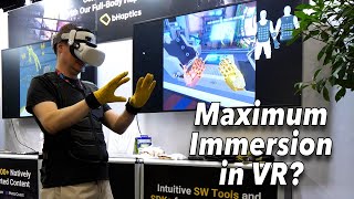 Maximum immersion? I tried BHaptics TactGlove, TactSuit X40 and TactVisor!