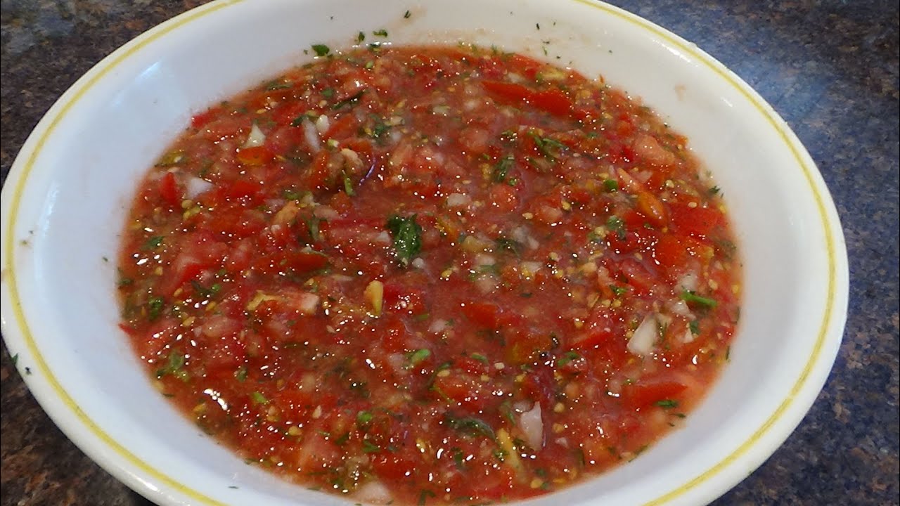 Low Carb Fresh Tomato Salsa YouTube