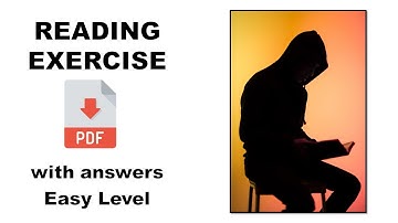 Reading  Exercise - Read the text and answers level A - easy level - Easy English Lesson