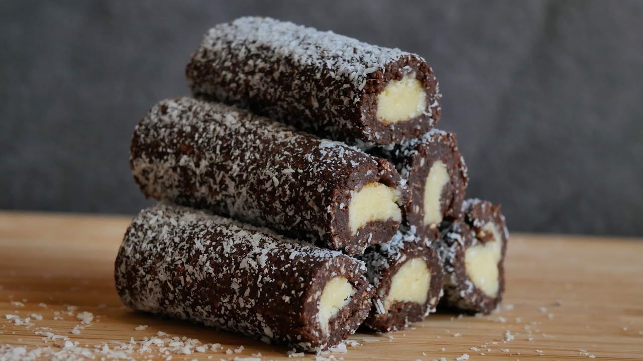 #Kókuszrúd sütés nélkül majdnem olyan mint a bolti🙂@finomsagokakonyhabol.