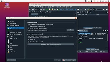 How to set python3.9 virtual environment default python interpreter in spyder ide in Ubuntu or Linux