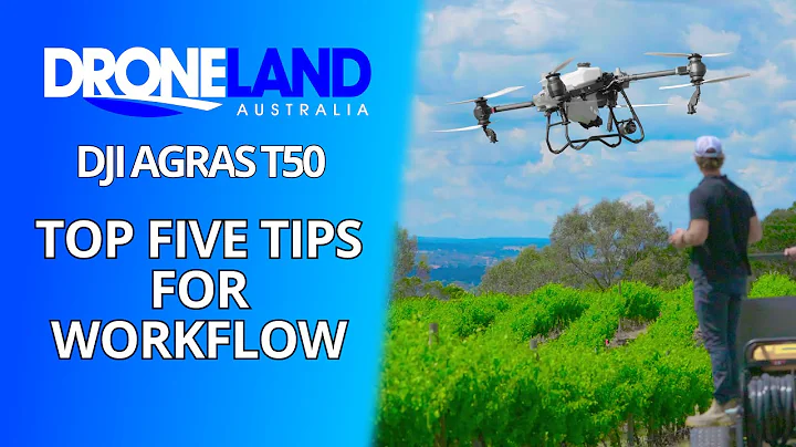 DJI Agras T50 - Top 5 Tips For Optimized Workflow