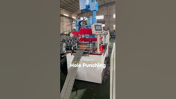 Multi-functional Shelving Upright Roll Forming Machine #rollformingmachine  #shelving #racking