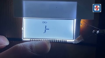 customized monochrome lcd display tn htn 7 segment for multimedia player