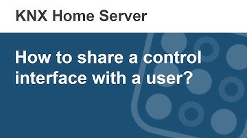 How to share a control interface with a user?