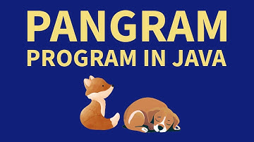 Pangram Program in Java | ISC Computer Science 2025 Practical