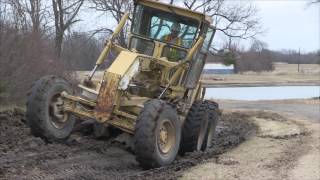 Flat Bottom Ditch  Motor Grader