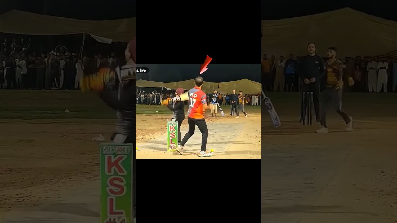 Geo Nasir Pathan | 1 ball 6 runs on last ball | 