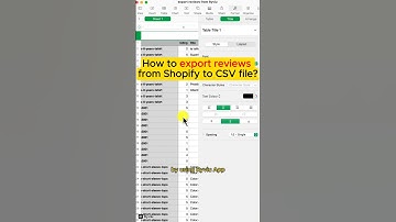 How to Export Reviews from Shopify to CSV File? #shorts #shortvideo #ryviu #reviewapp