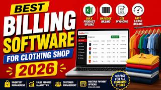 Best Billing Software for Clothing Shop 2026 🔥 | Fast &amp; Easy POS System