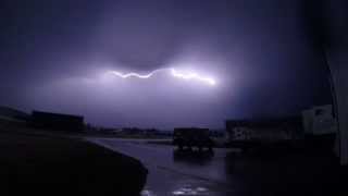 Blitz Slow motion Unwetter Rock am Ring 2015 Flash long lightning