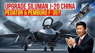 China's J-20 stealth aircraft technology, designed to be an American F-35 predator & hunter?