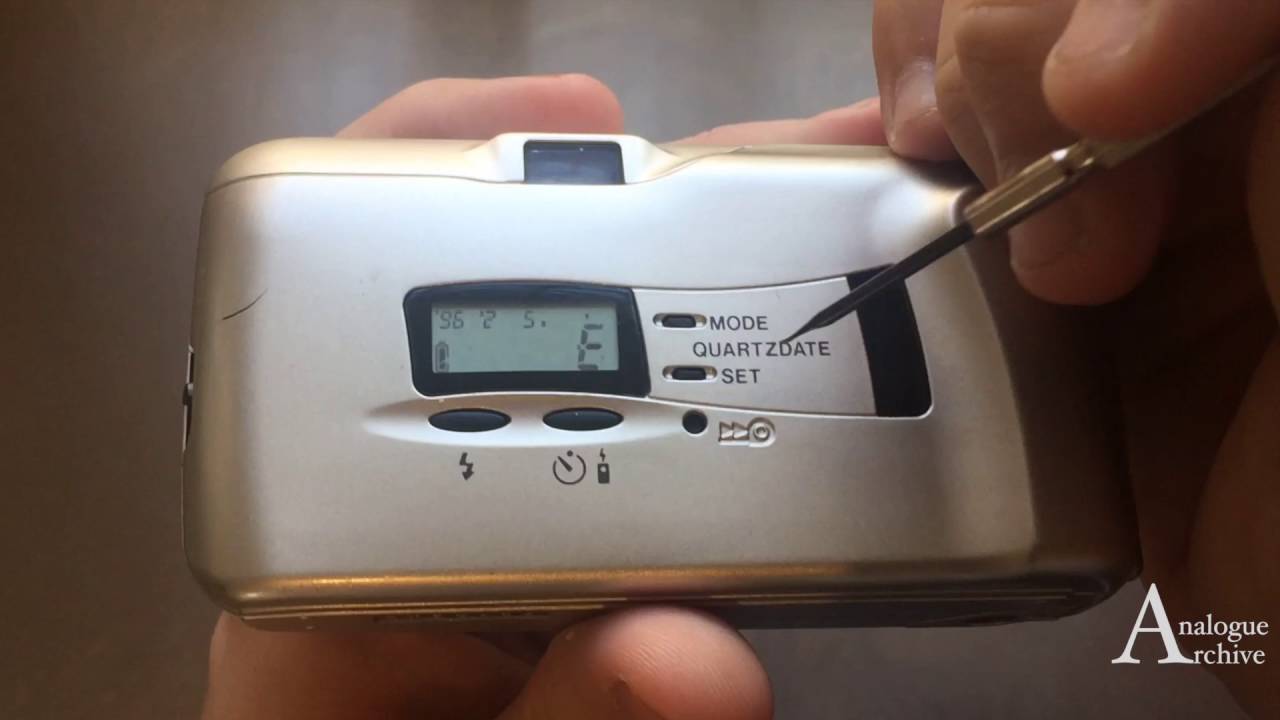 How to turn off the date on an Olympus Mju ii / Stylus Epic YouTube