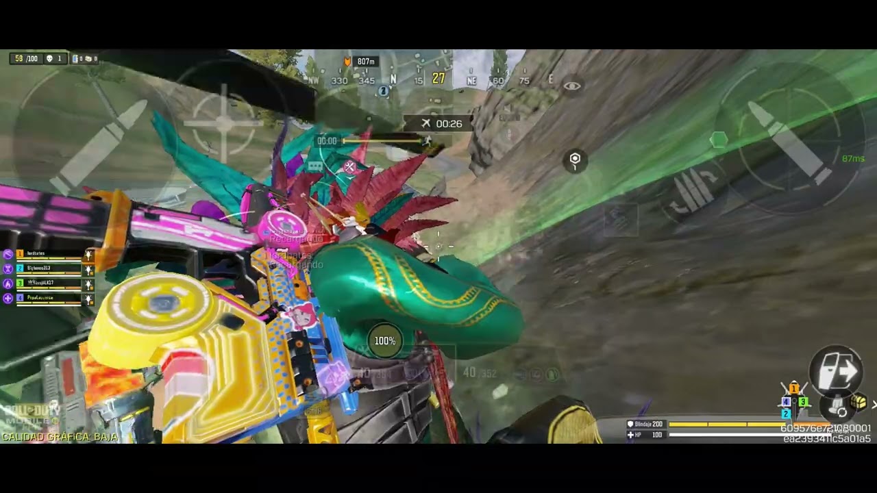 6 Eliminations Ether - Bird Of Paradise Skin Gameplay In Isolated Map WINS | Cod Mobile | Squads