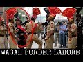 wagah border lahore fight scene