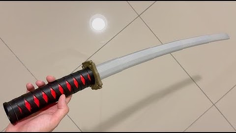3D print Collapsing Katana v2 Print-in-Place (Multi-Color)