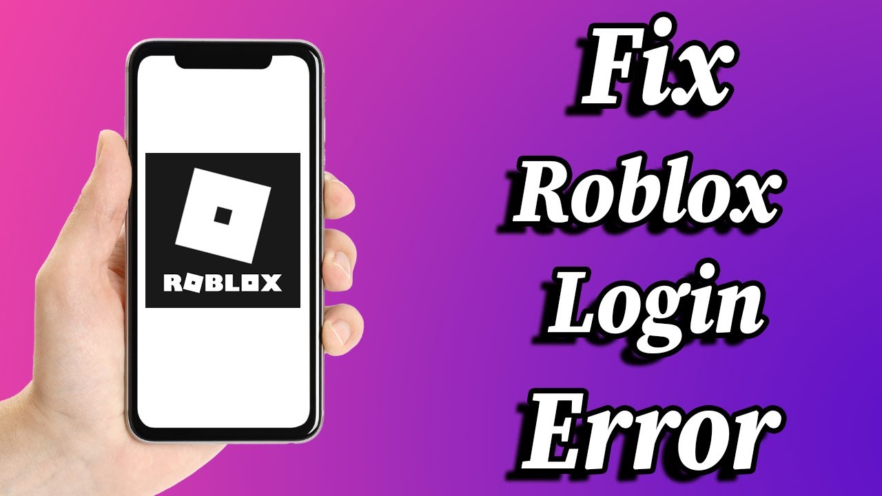 Login isn't working unknown error : r/RobloxHelp