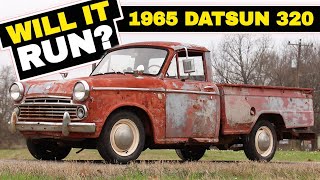 1965 Datsun 320, Will It Run After 30 Years? | Turnin Rust