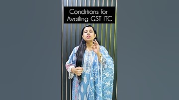 Conditions for GST ITC #einvoice #gst #gstitc #itc #business #gstlatestupdate #taxation #gstr2a