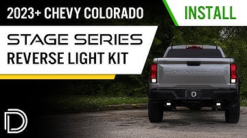 BRIGHT Backup Lights! 2023+ Chevy Colorado LED Reverse Light Kit Install | Diode Dynamics