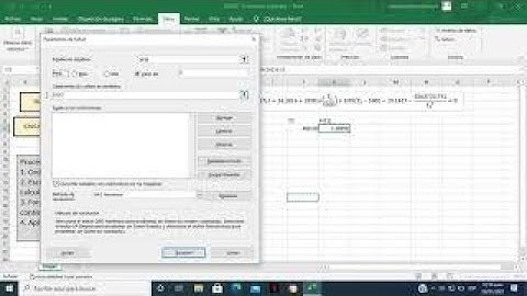 Resolver ecuaciones implícitas con SOLVER en excel