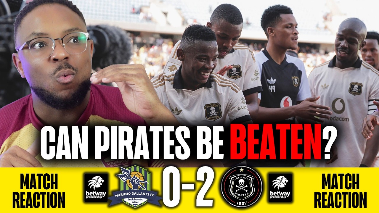 Ouaddou's Team Can't Be Beaten❗Marumo Gallants 0-2 Orlando Pirates | #betwaypremiership