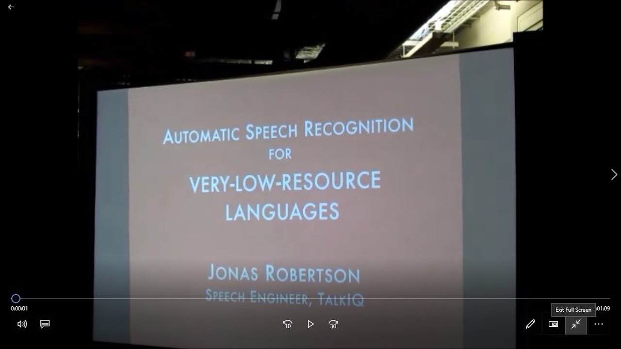 Automatic Speech Recognition for very low resource languages. Feb 2018 ...