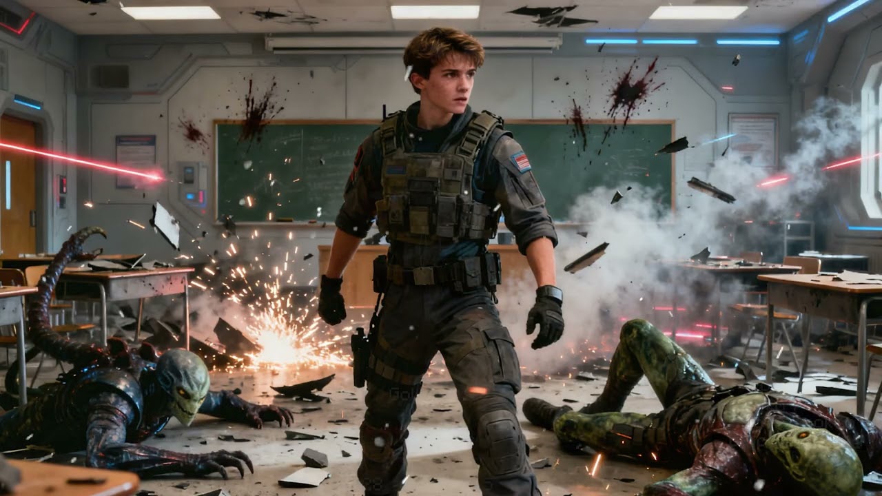 The Classroom Fight Exploded | One Human Cadet Dropped Ten Aliens Cold   HFY   Sci Fi Story