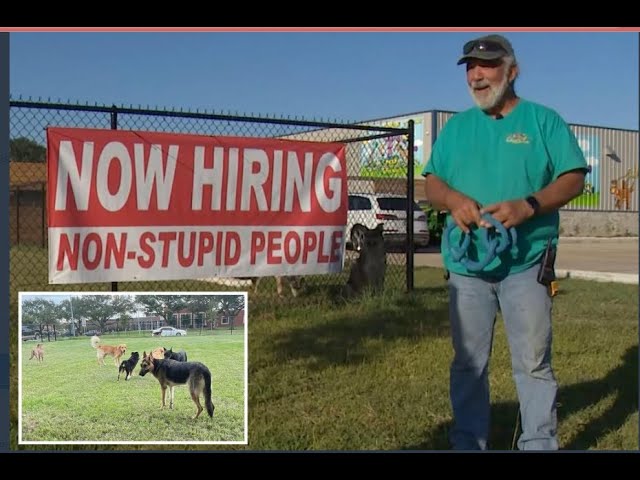 ⁣Texas Business Owner Hiring Non-Stupid People