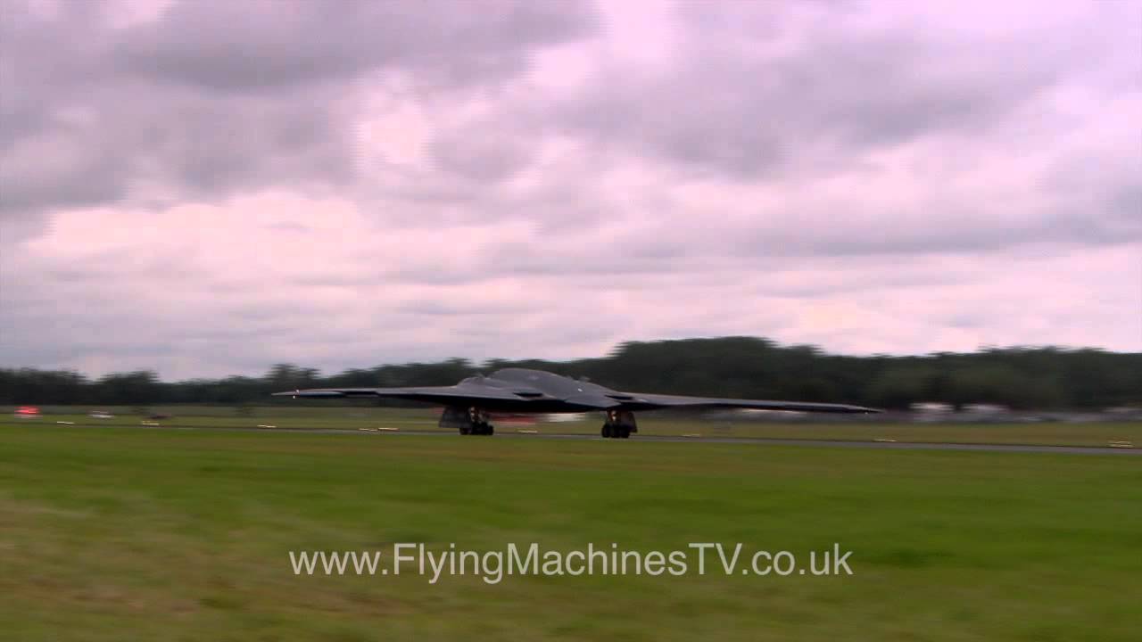 B2 "Spirit" departure from RIAT 2012