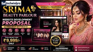 SRIMA BEAUTY PARLOUR Website Development Proposal & Project Estimate | TechwindPro