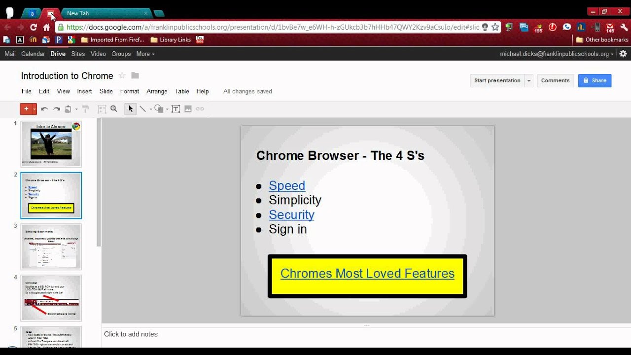 Introduction to Chrome - YouTube