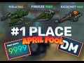 Tanki Online -  April Fool 2023 |  First Place Different Guns | Festive Mode