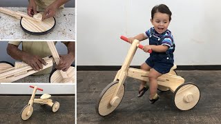 Triciclo de madera Paso a Paso - Tutorial de carpintería