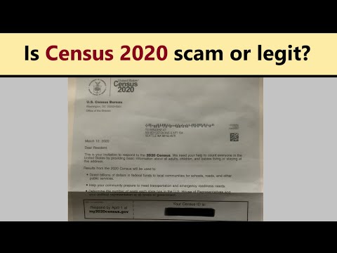 my2020census.gov - fake or real legitimate website to respond for national 2020 census?