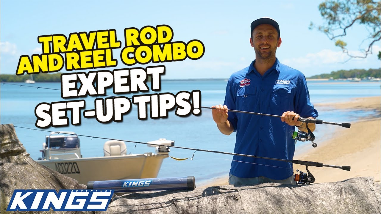 Adventure Kings Travel Rod and Reel Combo - Expert Rigging and Set-Up Tips!  