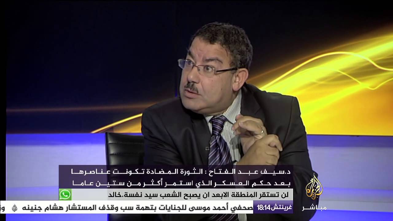 د. سيف عبد الفتاح : حكم العسكر الآن فج ومباشر والجنرالات يساندون "المنقلب"