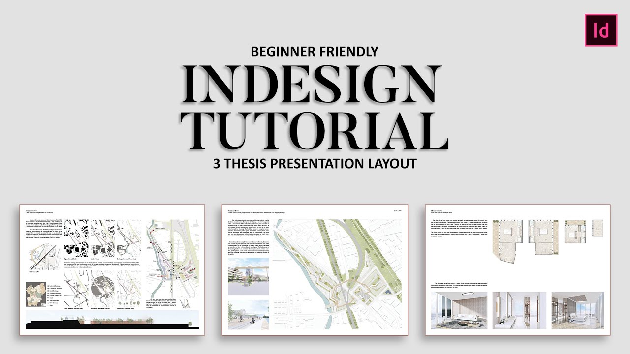 architecture presentation board template free