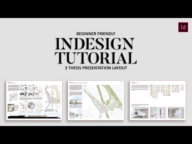 How to create a presentation board in InDesign Main Image Style 
