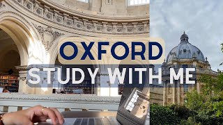 2-HOUR STUDY WITH ME | 50/10 Pomodoro | Radcliffe Camera | University of Oxford | Library sounds
