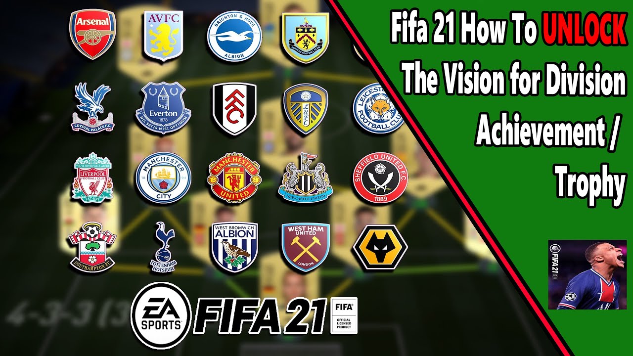 Fifa 21 Vision for Division Achievement/Trophy Guide YouTube