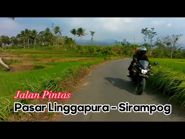 Jalan pintas Pasar Linggapura - Sirampog Via Desa Buniwah || Jalan pedesaan Brebes class=