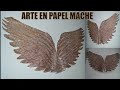 ALAS DE ÁGUILA HECHAS CON PAPEL MACHE SEGUNDA PARTE