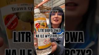 Jak długo pali się ogień przy 1L biopaliwa? Zobacz ten film.